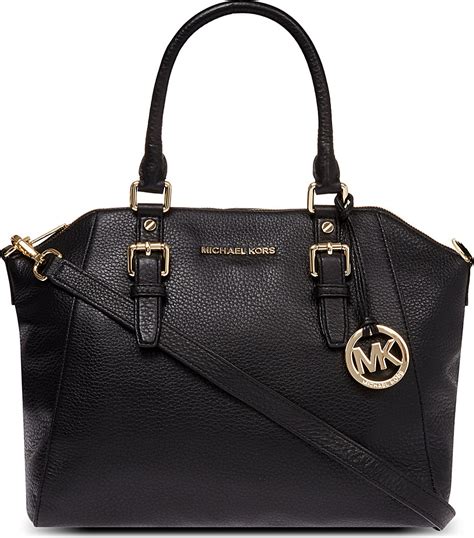 michael kors geldbörse bedford schwarz|Michael Kors bedford leather bag.